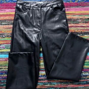 ⚡️ black leather pants ⚡️
